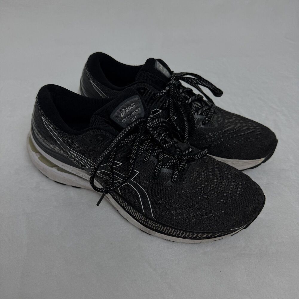ASICS GEL-Kayano Shoes Womens Size 9 Black Mesh Running Sneakers 1012B047